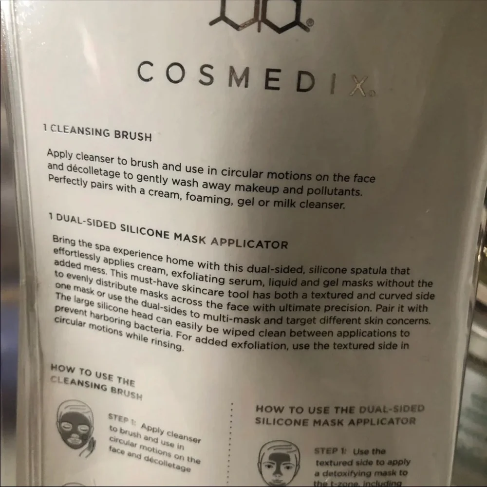 Cosmedix Skincare Brush Set Cleansing & Mask Brush